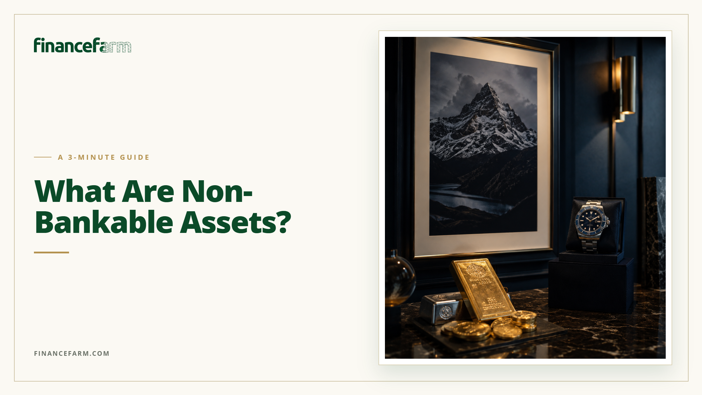 What Are Non-Bankable Assets? A 3-Minute Guide