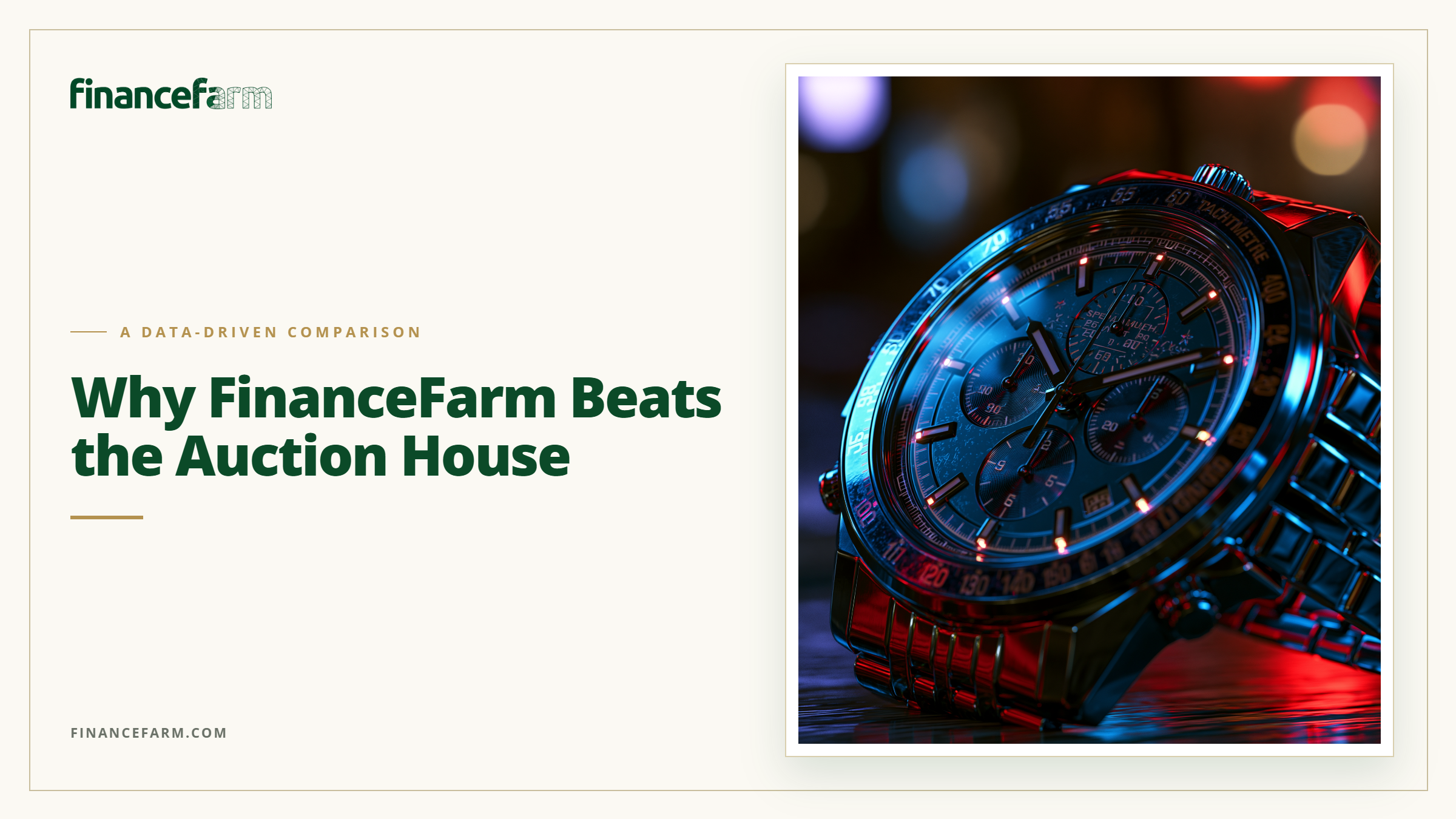 Why Selling Through FinanceFarm Beats Auction Houses. A Data-Driven Comparison